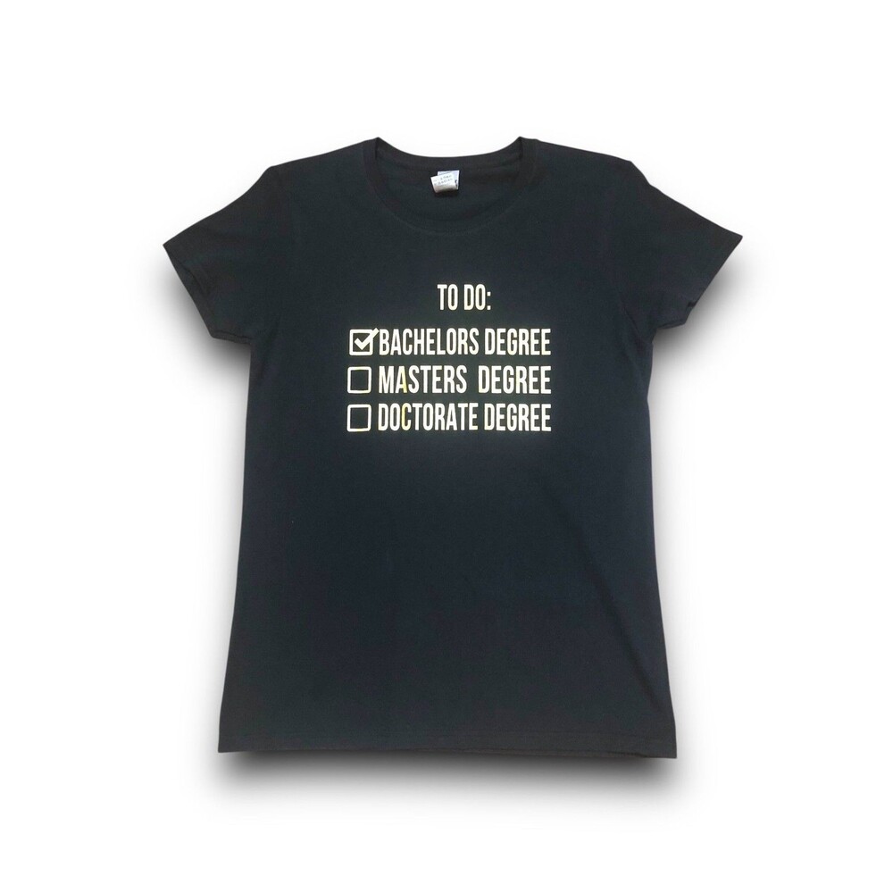 Men's "To Do Degree Checklist" Graphic T-Shirt - Med